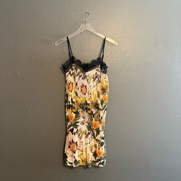 Anthropologie Delfi Sunglow Floral Slip Dress Size S - Picture 2 of 7